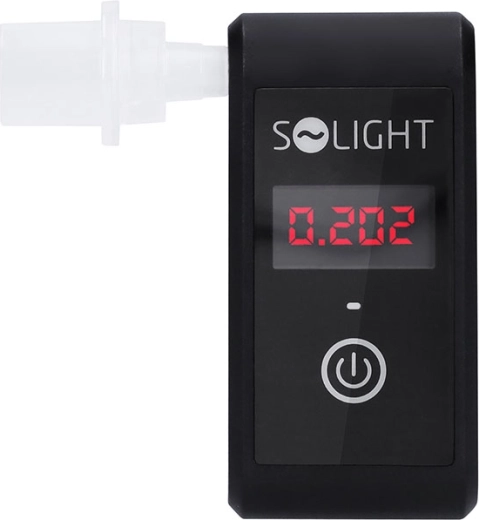 Mini éthylotest Solight avec capteur électrochimique Fuel Cell