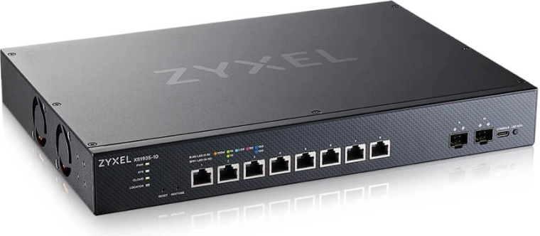 Zyxel XS1935-10 switch smart manageable multigigabit avec 8 ports et 2 uplinks SFP+