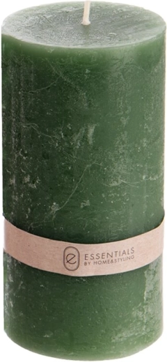 Bougie cylindrique verte 320 g
