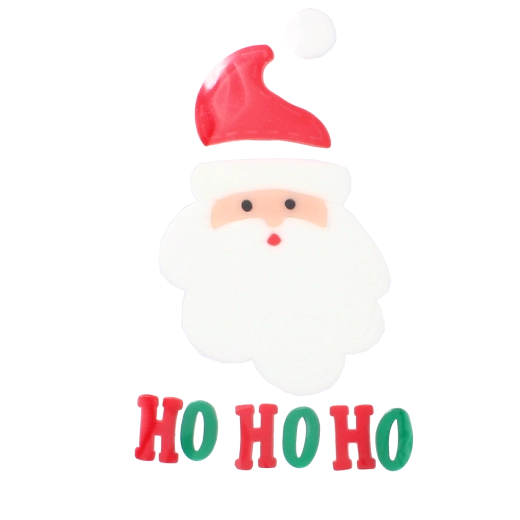 Iconique HO HO HO avec le Père Noël