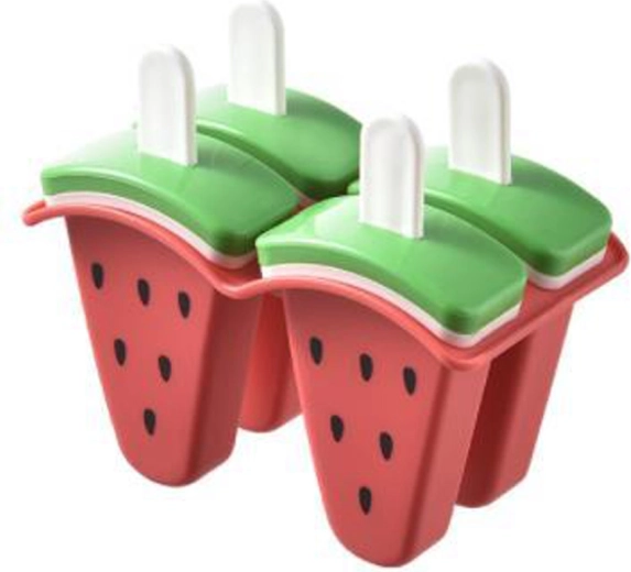 Moules à glace Pastèque, plastique, lot de 4 pièces