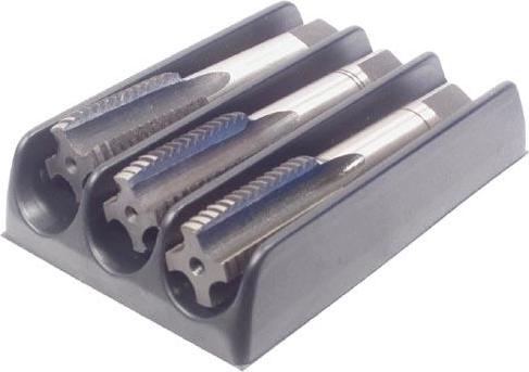 Jeu de tarauds M8 × 1,25 en acier rapide, 3 pièces