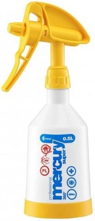 Pulvérisateur MERCURY Cleaning 360, 0,5 l, jaune