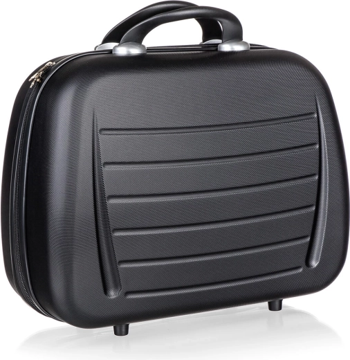 Trousse de toilette de voyage en ABS, 15 l, noire