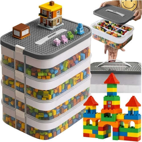 Organisateur pour jeux de construction - 3 niveaux Kruzzel