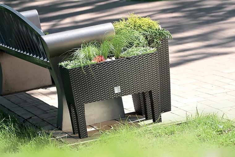 Matériau résistant au look rotin