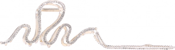 Barrette décorative dorée pour cheveux