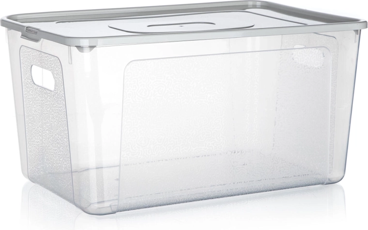 Boîte de rangement avec couvercle 17 l MULTIBOX – plastique transparent
