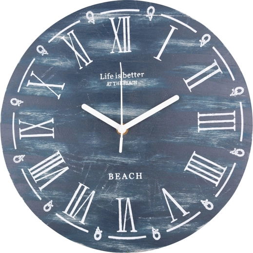 Horloge murale en bois Elisabeth 30 cm
