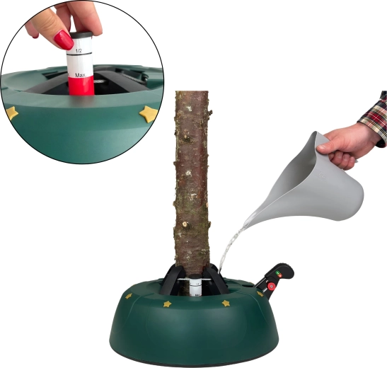 Sapin frais grâce au réservoir 2 l avec indicateur