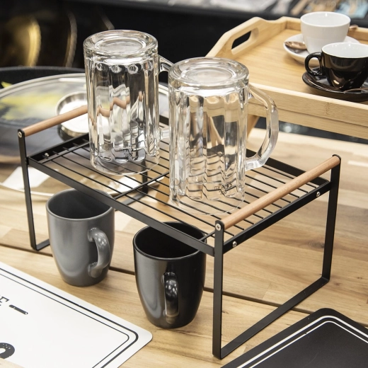 Agencement pratique pour tasses et verres