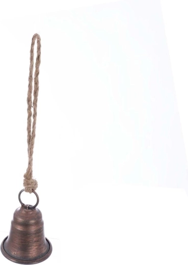 Clochette suspendue en métal marron