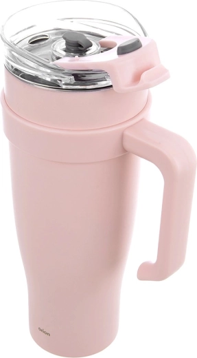 Grande anse ergonomique et forme compatible avec les porte-gobelets