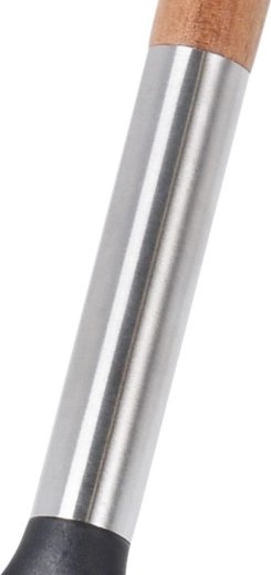 Poignée confortable en bois d’acacia et acier inox