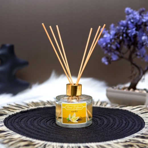 Diffuseur d’arôme avec bâtonnets parfumés, vanille, 100 ml