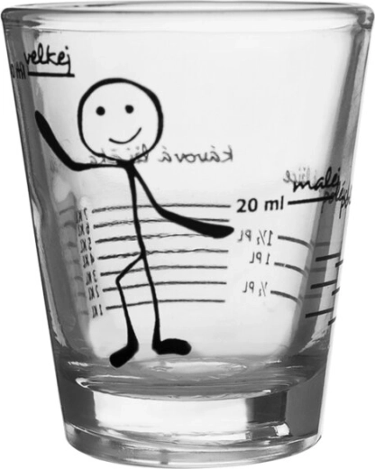 Doseur en verre imprimé 50 ml