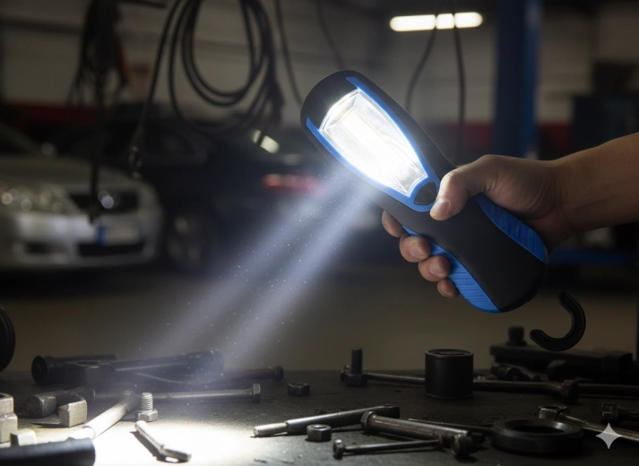 Mains libres grâce au crochet intégré