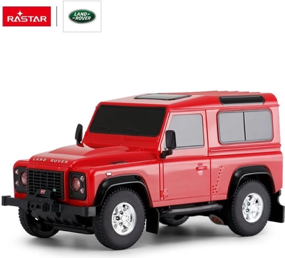 Land Rover Defender radiocommandé R/C à l'échelle 1:24 – Rouge