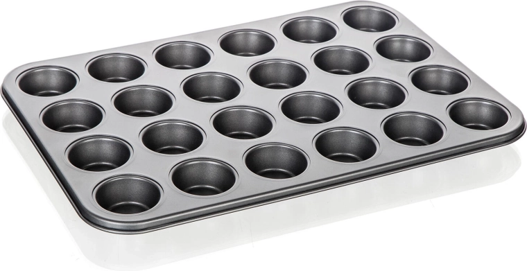 Moule pour mini beignets Culinaria 24 pcs, antiadhésif, 37,8 × 26 × 2 cm