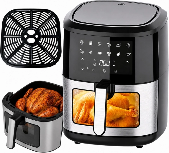 Friteuse à air chaud (air fryer) 6 l, 1500 W, 12 programmes
