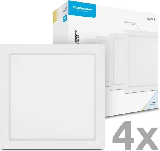 Panneau LED carré Modee 24 W, 2640 lm, blanc froid