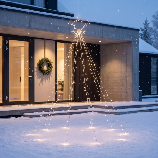 Lumière blanc chaud pour une ambiance festive