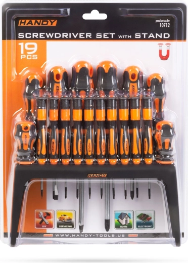 Set de 19 tournevis Handy avec support