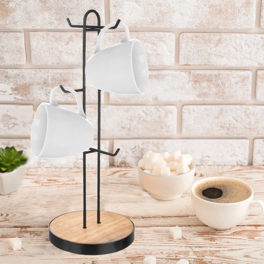 Structure métallique solide et base en bois stable