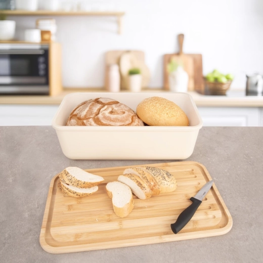 Boîte à pain fermée pour le rangement quotidien des produits de boulangerie