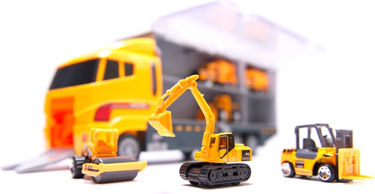 6 véhicules de chantier pour jouer au chantier