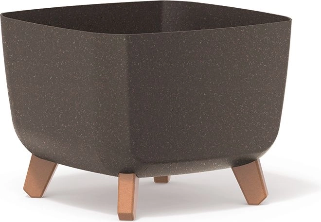 Cache-pot Gracia Square Eco Wood 29 × 29 × 22 cm – café