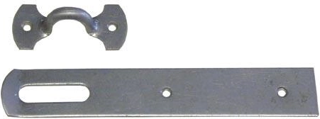 Haspe droite 100 mm