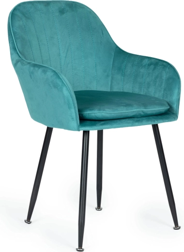 Assise confortable et dossier avec accoudoirs