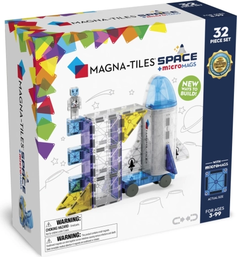 Jeu de construction magnétique MAGNA-TILES Espace (32 pièces)