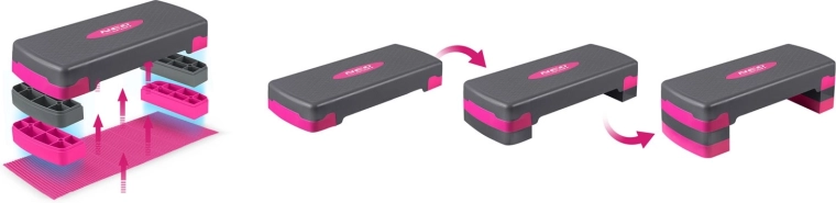 Hauteur réglable en 3 niveaux