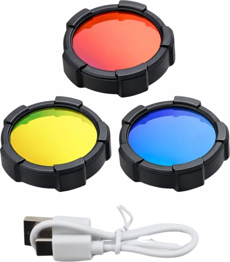 Filtres colorés interchangeables pour conditions spécifiques