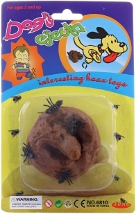 Crotte avec fourmis – objet farce