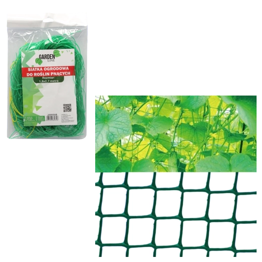 Filet de soutien de jardin pour plantes grimpantes 1,8 × 2,7 m