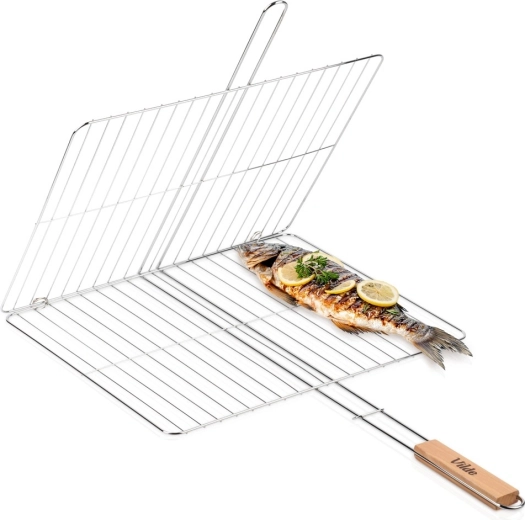 Panier de grillade réversible Vilde pour viande et poisson 46 × 37 cm