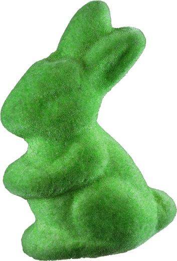 Lapin vert tout doux 9 cm