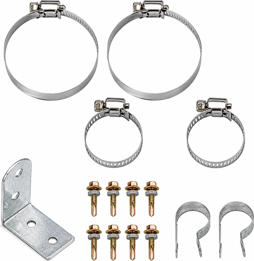 Colliers et quincaillerie de montage pour une fixation solide