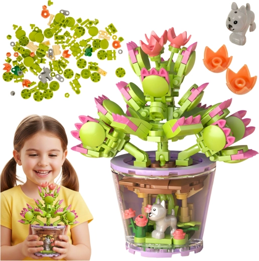 Maxy – jeu de construction créatif 3D Fleur 172 pièces