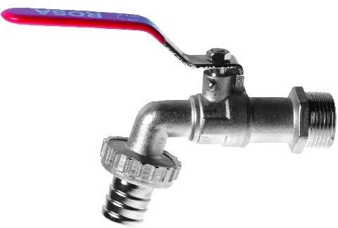 Robinet de jardin à levier 1" avec raccord vissé