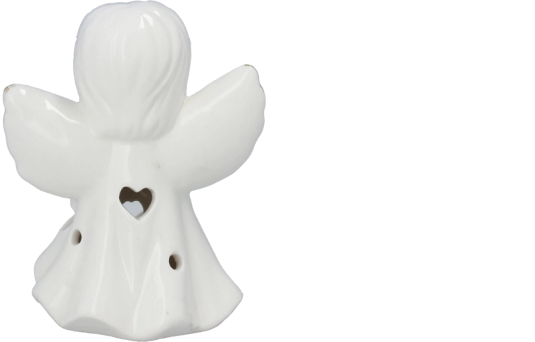 Figurine d’ange sur pied comme complément de composition