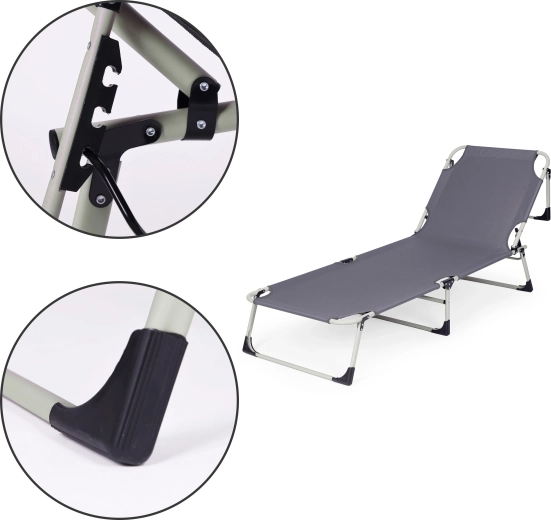 4 niveaux de réglage du dossier