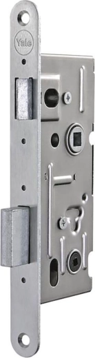 Serrure à encastrer WC 5220/20N, universelle droite/gauche, entraxe 72 mm
