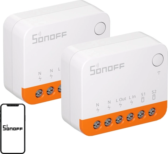 Sonoff MINIR4 Extreme interrupteur Wi‑Fi intelligent (2 pcs)