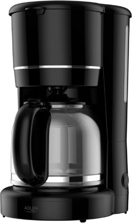 Cafetière filtre Adler d’une capacité de 1,5 l, noire