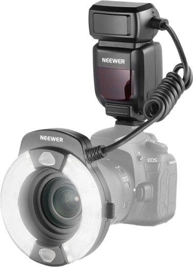 Flash macro annulaire Neewer RF1-C pour Canon E‑TTL