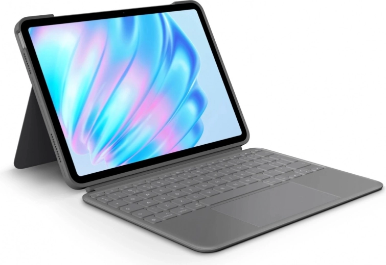 Coque Logitech Combo Touch avec clavier détachable pour iPad Air 11" (M2) et iPad Air (5e génération) – gris Oxford